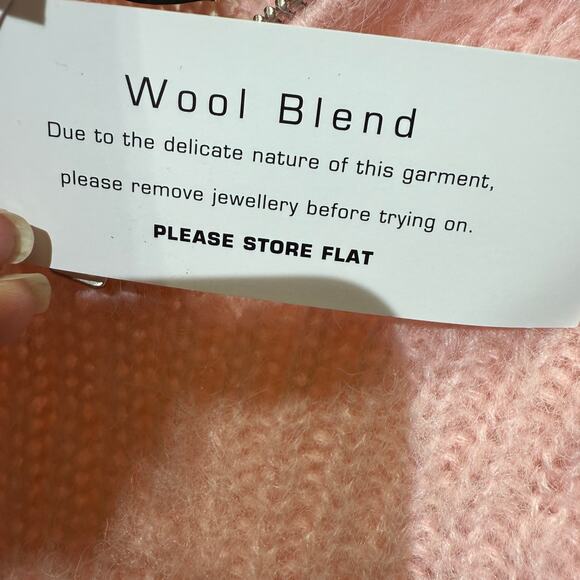 NWT French Connection Nika Half Zip Sweater Wool Blend Size S - Picture 9 of 13